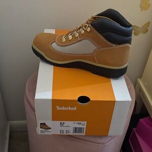 Timberland Men's Brown and Black Boots